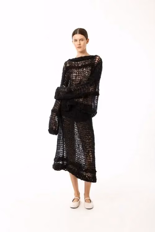 Bianca black sweater and Libra black skirt — Guðrun Ludvig, Date not documented