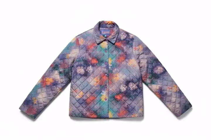 Blossom quilted catwalk jacket — Fam Irvoll, Date not documented