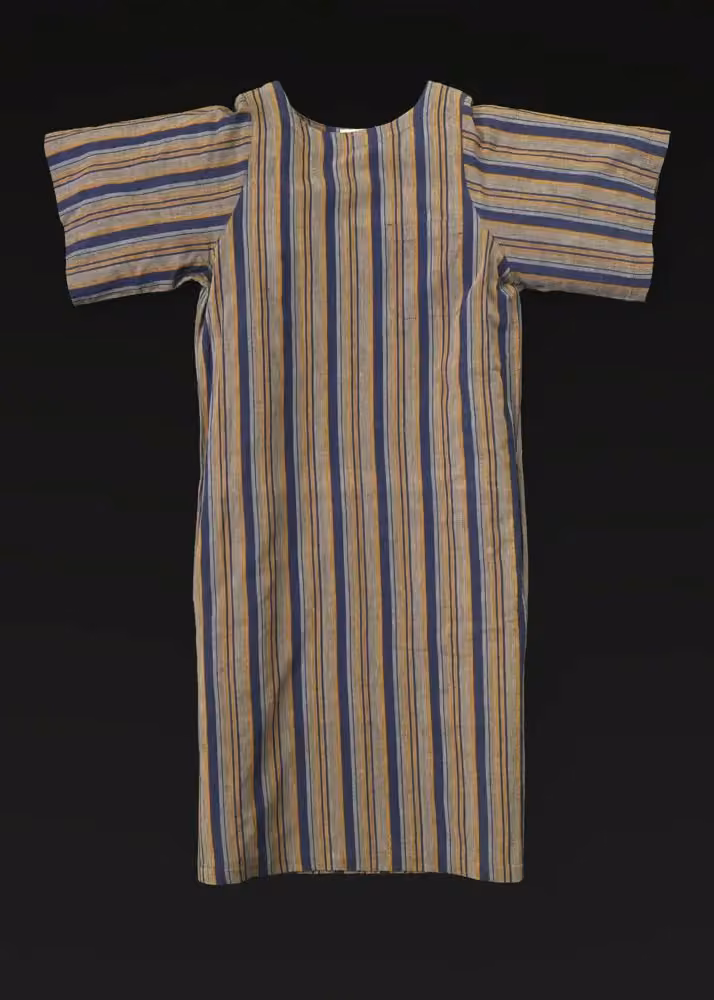 WilliWear striped shift dress — Willi Smith, 1969-1987
