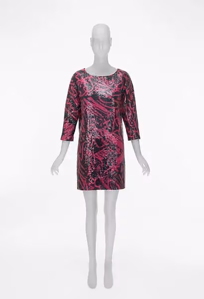 Dress — Stephen Sprouse, fall/winter 1983–84