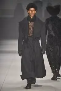 Black jacket and wide culottes — João Pimenta, 2022