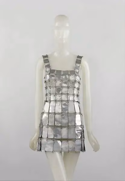 Aluminum-plate micromini — Paco Rabanne, 1967