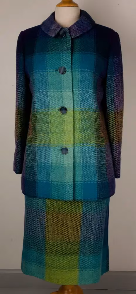 Painted Village skirt suit — Ebba von Eckermann, 1965