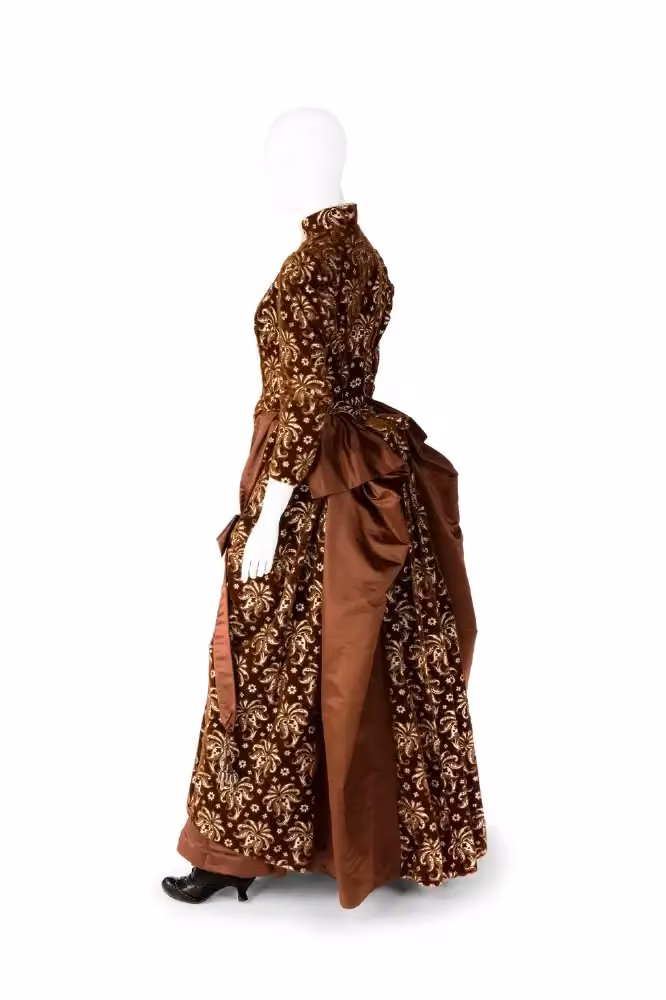 Flâneur costume — Augusta Lundin, 1880s