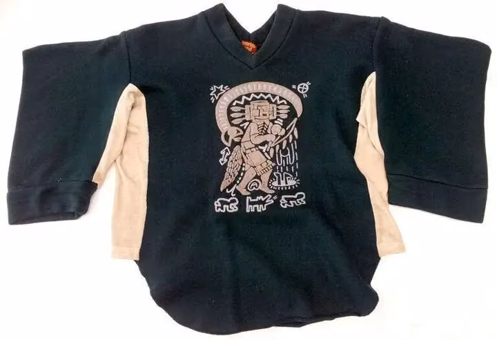 Witches printed cotton top — Malcolm McLaren, 1983