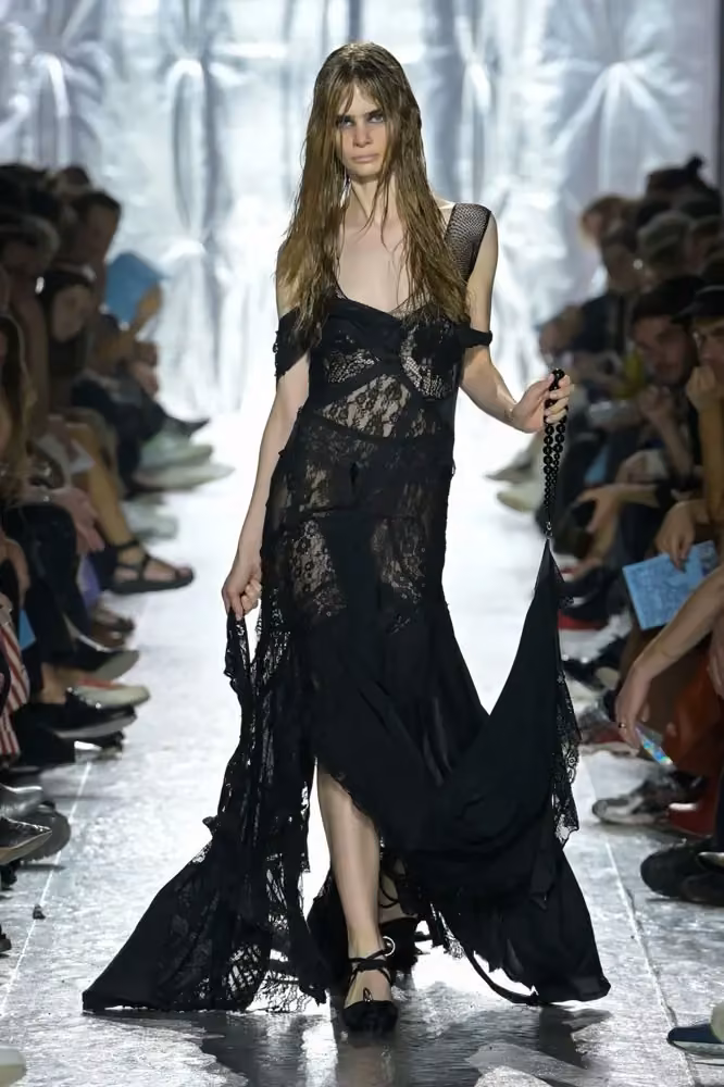 Long black fitted dress — Jenny Hytönen, 2022