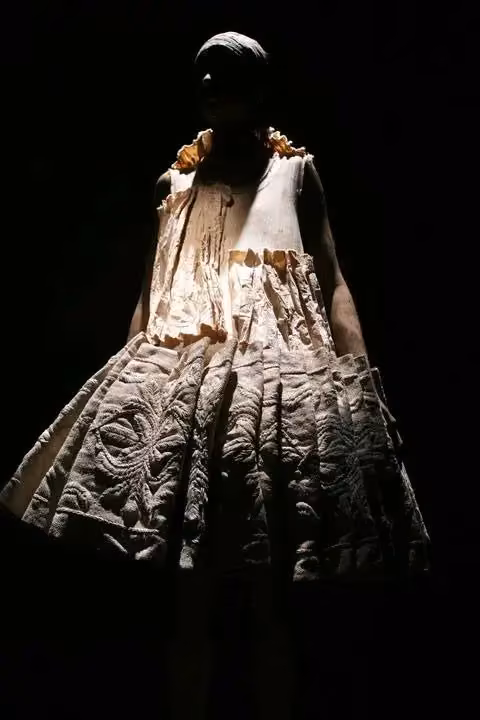 Sculptural sleeveless dress — Ma Ke, Date not documented