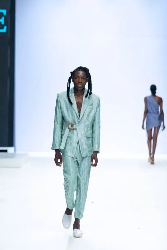 Bloke — Pale green suit — Faith Oluwajimi, 2022