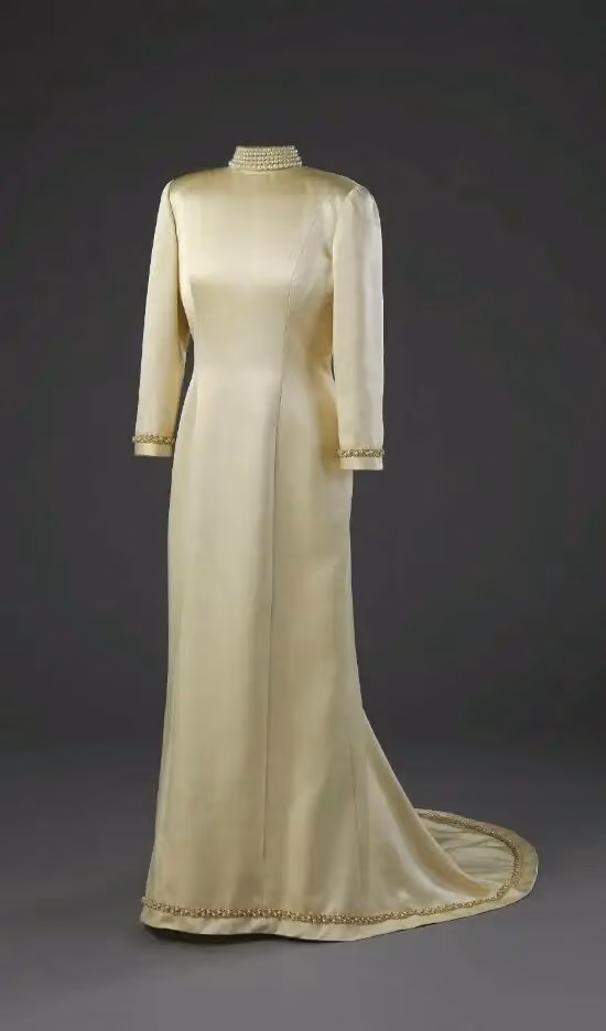 Queen Sonja’s consecration dress — Erik Mortensen, 1991