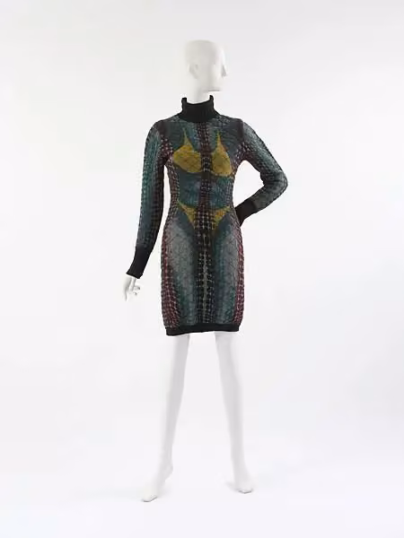 Femmes Amazone illusion dress — Jean Paul Gaultier, fall/winter 1995–96