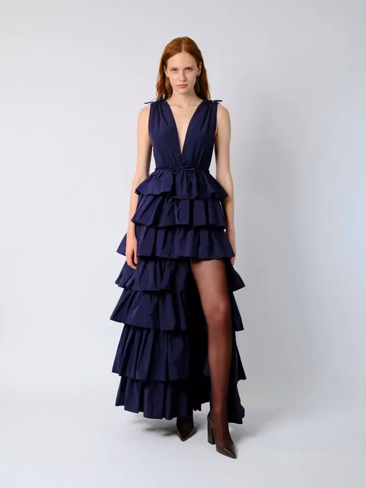 The Etta gown in navy — Christian Juul Nielsen, Date not documented