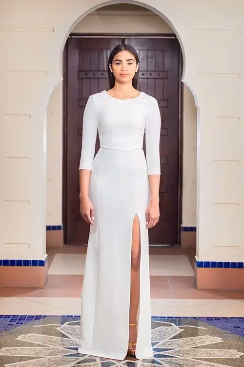 Taibo Bacar — White long dress — Taibo Bacar, Spring/Summer 2016