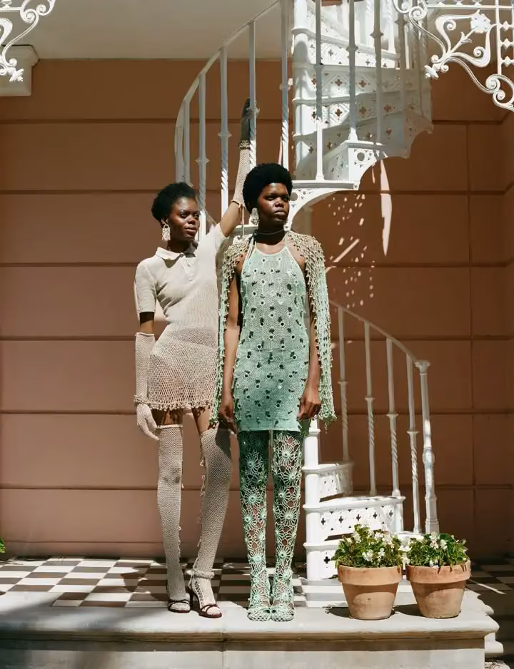 Yoshita 1967 — Green embellished trouser ensemble — Anil Padia, 2025