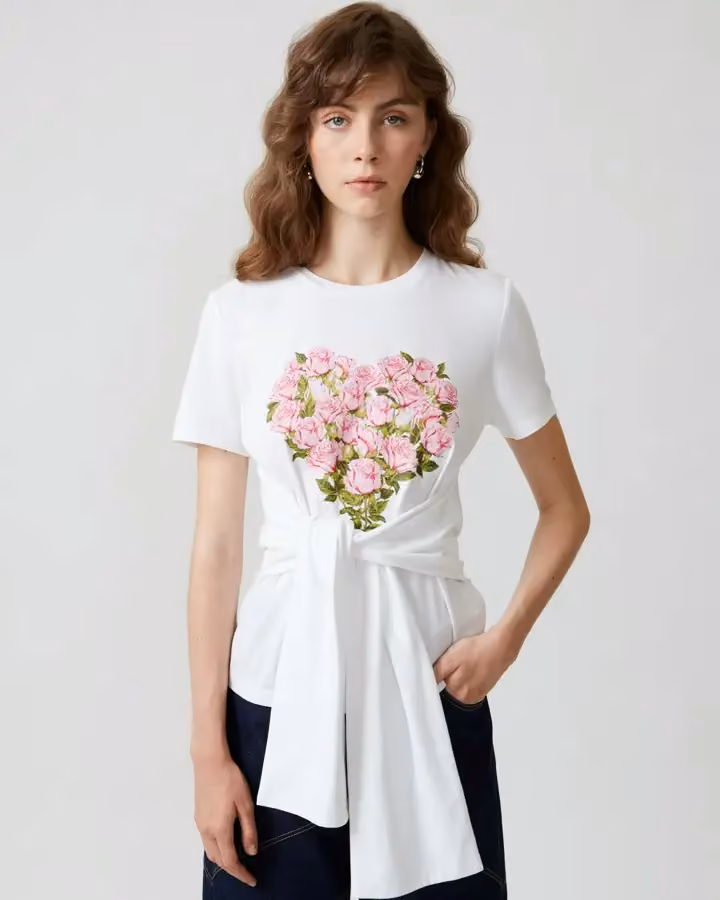 DISAYA l Rose bouquet T-shirt — Disaya Sorakraikitikul, Date not documented