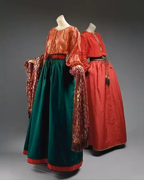 Russian evening ensemble — Yves Saint Laurent, Fall/Winter 1976–77