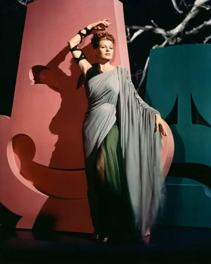 Rita Hayworth’s Down to Earth costume — Jean Louis, 1947