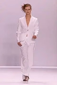 Bill Blass — Look 1 — Steven Slowik, Spring 2001 Ready-to-Wear