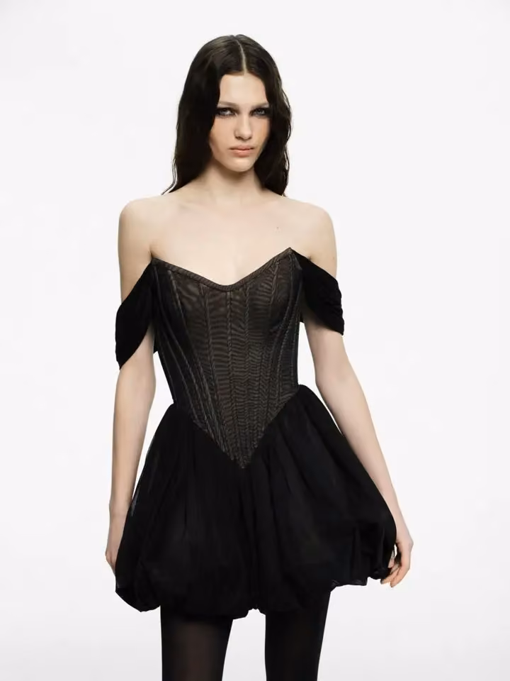 Puffy corset dress — Ivan Frolov, Date not stated