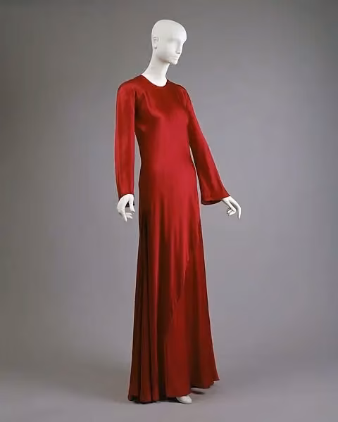 Evening dress — Halston, probably mid to late 1970s