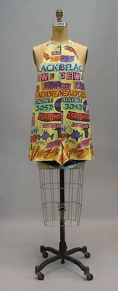 Dress — Stephen Sprouse, spring/summer 1988
