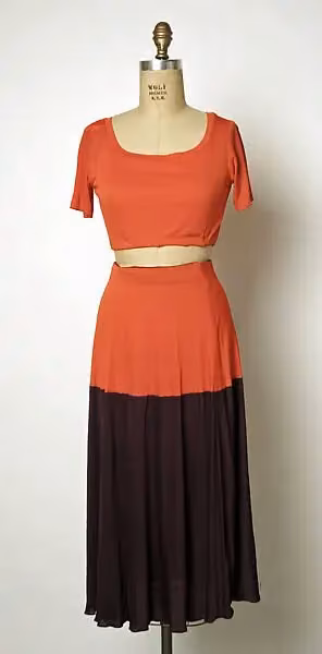 Dress — Scott Barrie, early 1970s