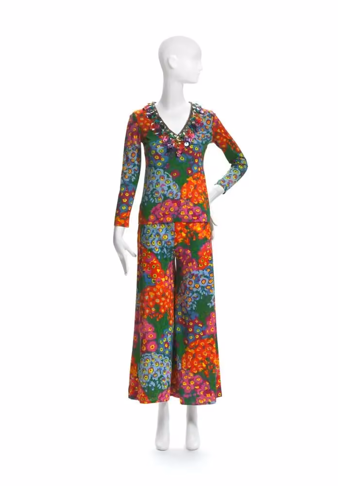 Printed suit — Ken Scott, c. 1970