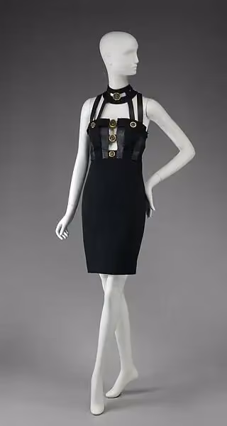 Medusa-detail dress — Gianni Versace, fall/winter 1992–93