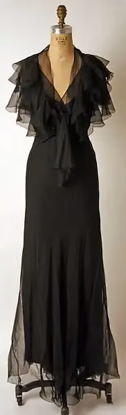 Dress — Nettie Rosenstein, 1930s