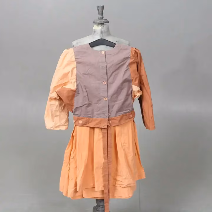 Peach and gray ensemble — Gunilla Pontén, Date not documented
