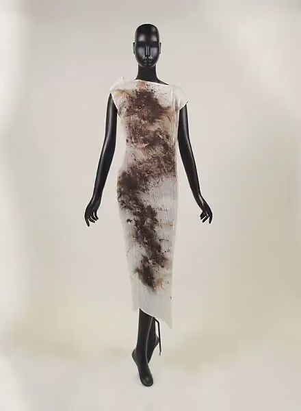 Pleats Please × Cai Guo-Qiang dress — Issey Miyake, 1999