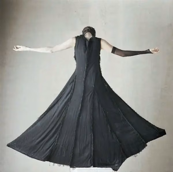 Flared black dress — Ma Ke, Date not documented