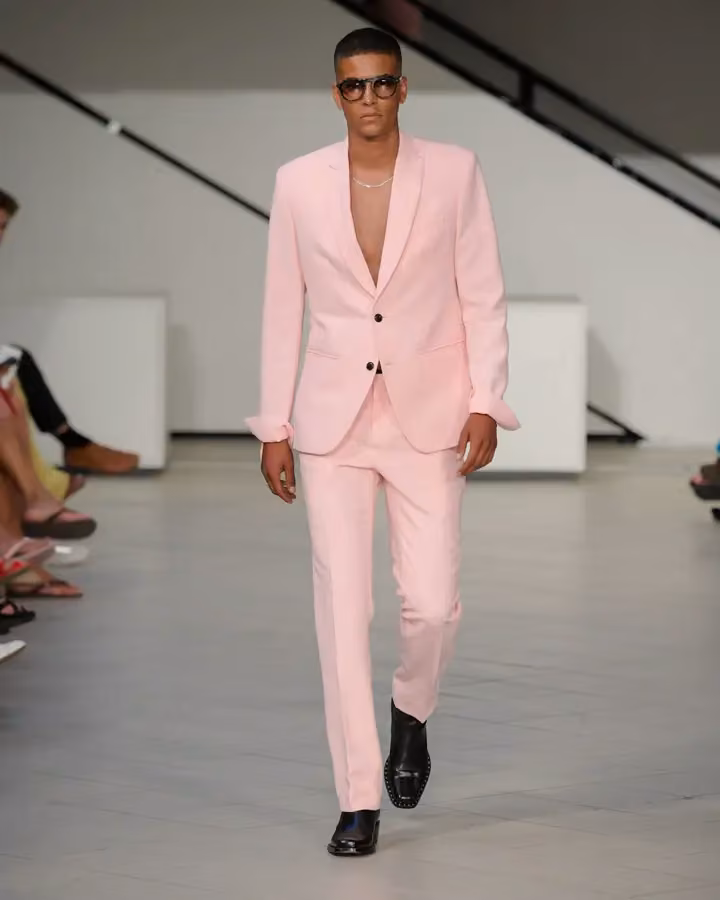 Pale pink trouser suit — Soeren Le Schmidt, Spring/Summer 2020