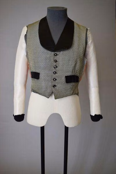 Teddy Boy waistcoat, Maker unrecorded, mid 1950s